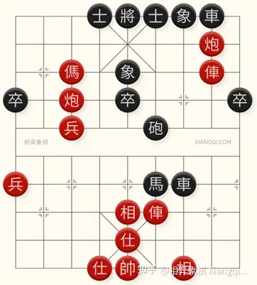 多子归边残局示意图