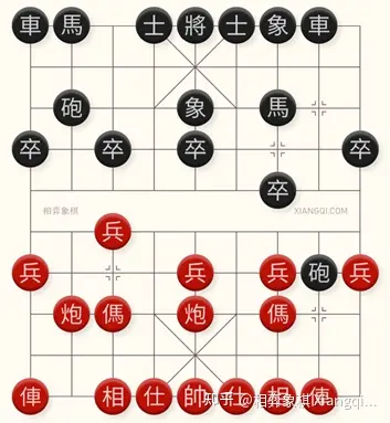 迂回战术残局示意图